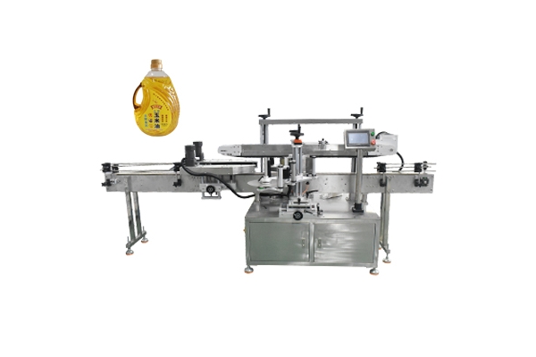 花生油雙側(cè)面貼標機